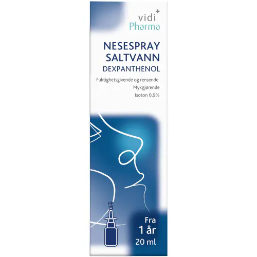 Vidi Pharma Nesespray Saltvann Dexpanthenol 20 ml