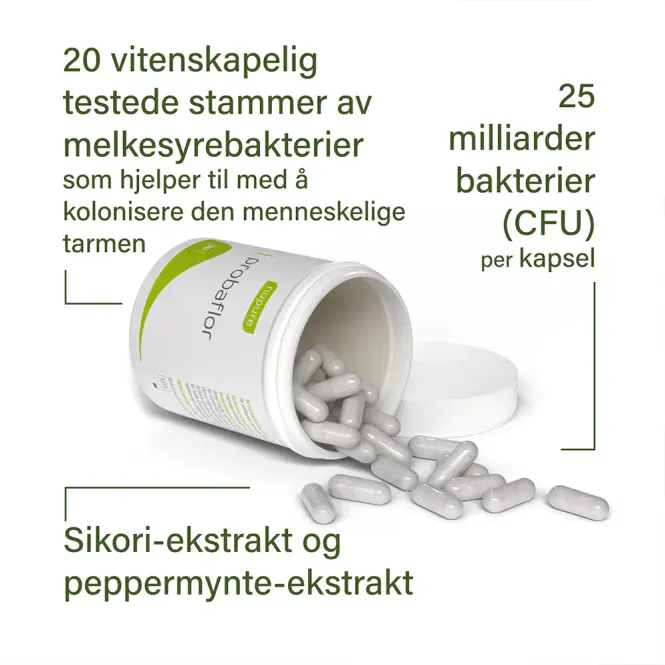Hovedbilde Nupure Probaflor Kapsler 30 stk
