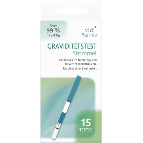 Vidi Pharma Graviditetstest Strimmel 15 stk