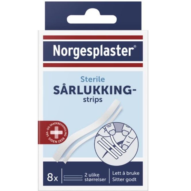 Hovedbilde Norgesplaster Sårlukkingstrips 8 stk
