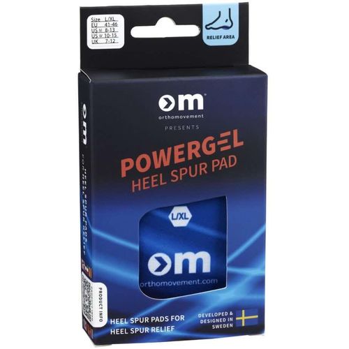 Ortho Movement Powergel Heel Spur Pad 41-46 1 par