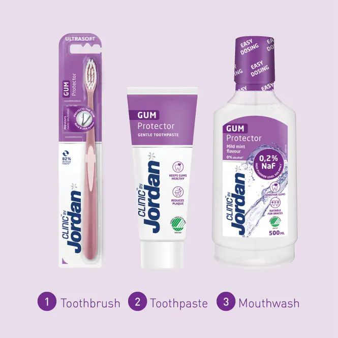 Hovedbilde Jordan Clinic Gum Protector Ultrasoft Tannbørste 1 stk