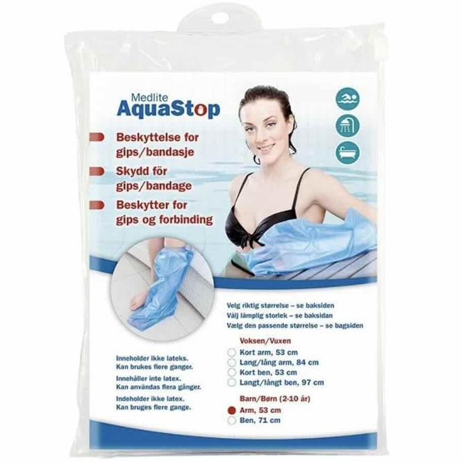 Hovedbilde Aquastop Dusjbeskyttelse Barn Arm 1 stk