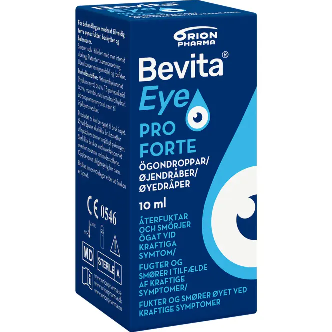 Hovedbilde Bevita Eye Pro Forte Øyedråper 10 ml