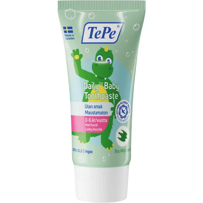 Hovedbilde TePe Daily Baby Tannkrem 0-6 år 50 ml