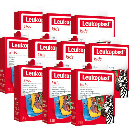 Leukoplast Kids Klinikkpakke - 10 x 12 plaster
