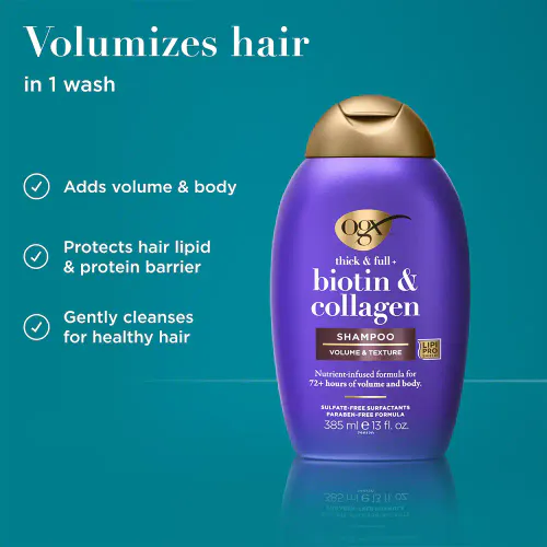 Ogx Biotin & Collagen Volume Shampoo 385 ml