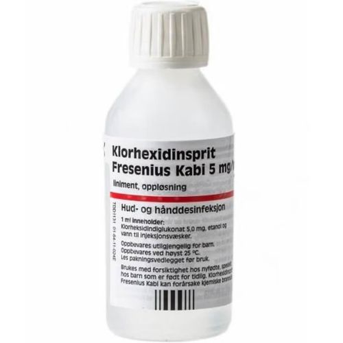 Klorhexidinsprit Liniment 5mg/ml 125 ml 