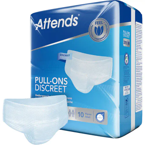 Attends Pull-Ons Discreet 3 M Buksebleier 10 stk
