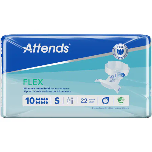 Attends Flex 10 S Beltebleier 22 stk