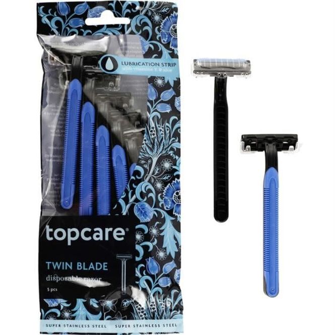 Hovedbilde Topcare Barberhøvel Twinblade Mann 5 stk 