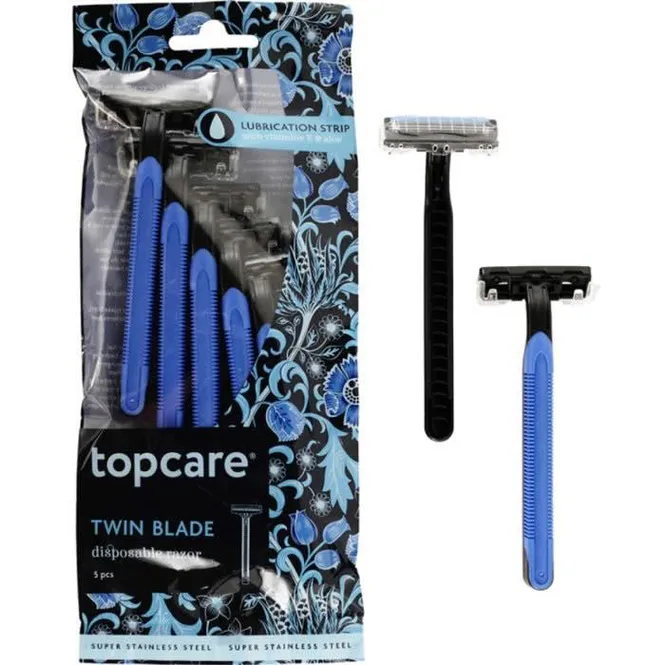 Hovedbilde Topcare Barberhøvel Twinblade Mann 5 stk 