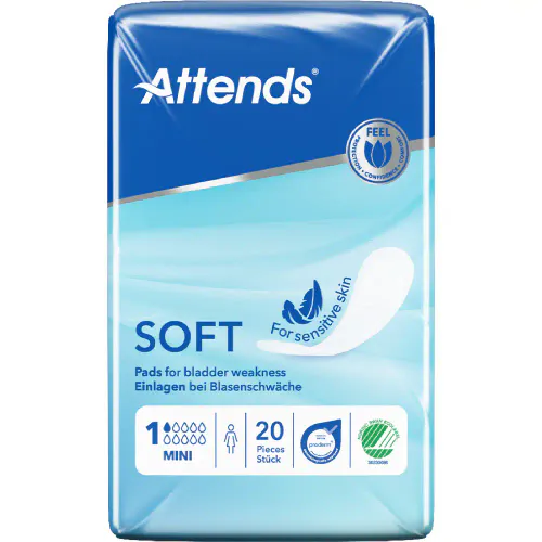 Attends Soft 1 Mini Pads 20 stk