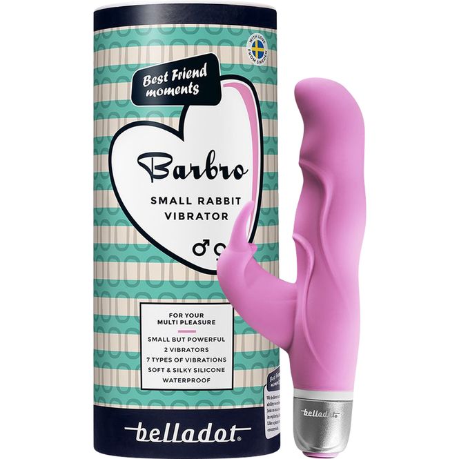 Hovedbilde Belladot Barbro Liten «Rabbit» Vibrator Rosa