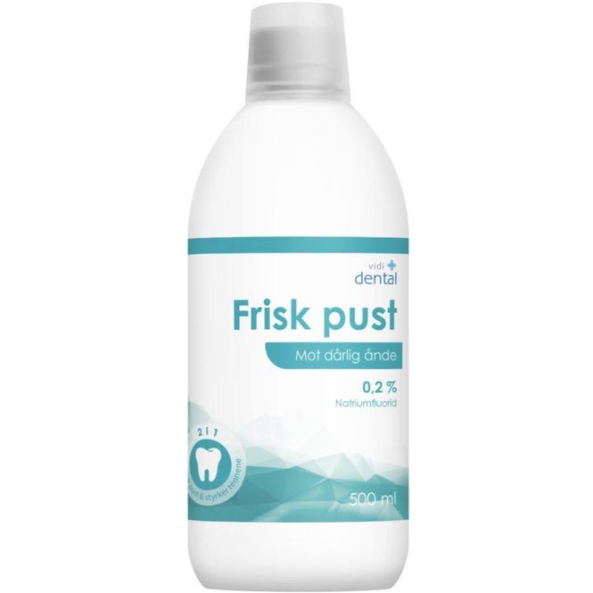 Hovedbilde Vidi Dental Fluorskyll 0,2% Frisk Pust 500 ml