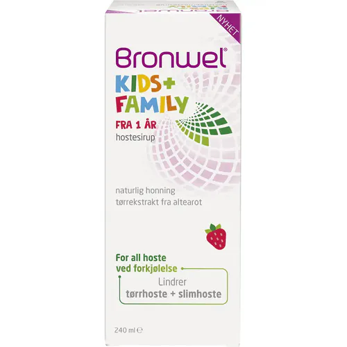 Bronwel Kids+Family Hostesirup 240 ml