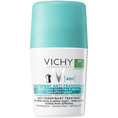 Vichy 48H Anti-Stains Deo Antiperspirant m/Parfyme 50 ml
