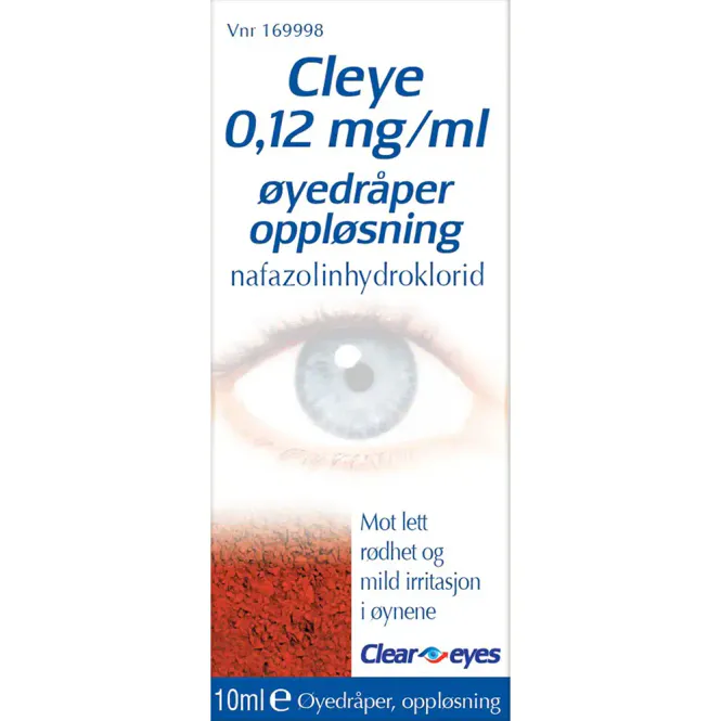 Hovedbilde Cleye 0,12 mg/ml Øyedråper 10 ml