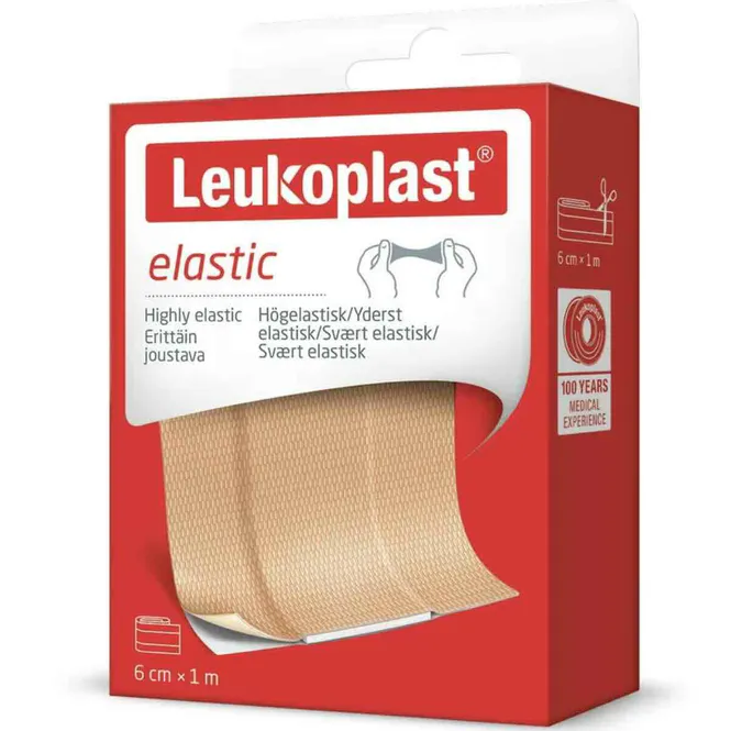 Hovedbilde Leukoplast Elastic Plaster 6cm x 1m 1 stk