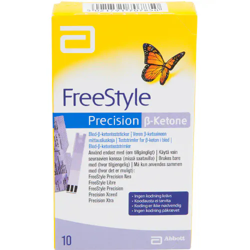 Freestyle Precision B-ketone Teststrimler 10 stk