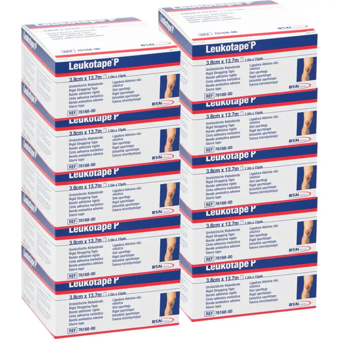 Hovedbilde Leukotape P 3,8 cm x 13,7 m Klinikkpakke - 10 stk