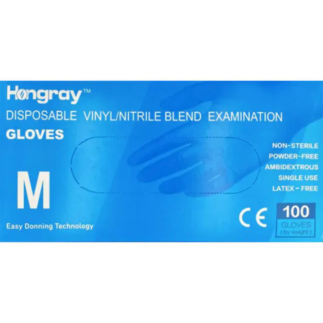 Hovedbilde Hongray Nitril Hansker M 100 stk