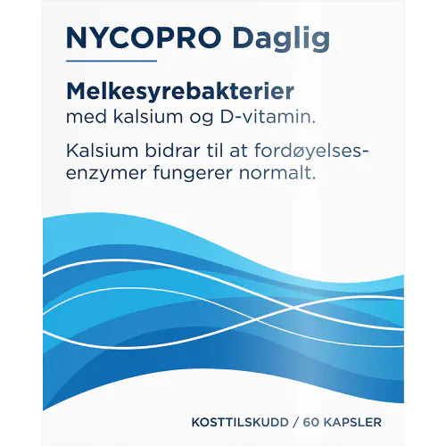 Nycopro Daglig m/Kalsium + Vitamin D Kapsler 60 stk