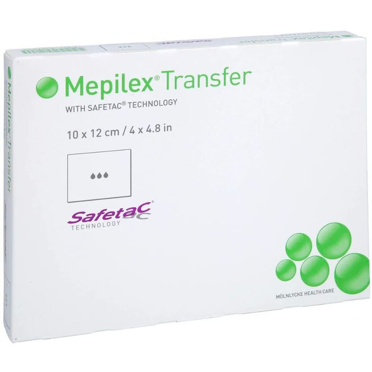 Mepilex Transfer Sårkontaktlag 10 x 12 cm 5 stk