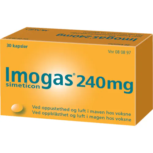 Imogas 240 mg Kapsler 30 stk
