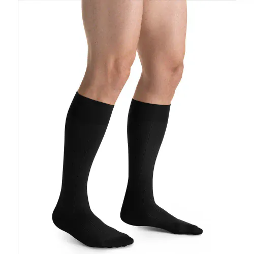JOBST For Men Casual K1 Kne Sort S 1 par