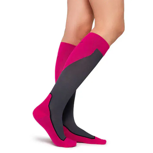 JOBST Sport K1 Knestrømpe Rosa L 1 par
