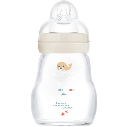 Mam Feel Good Tåteflaske Glass Nøytral 170 ml 1 stk