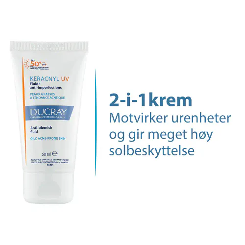 Ducray Keracnyl Fluid SPF50+ 50 ml