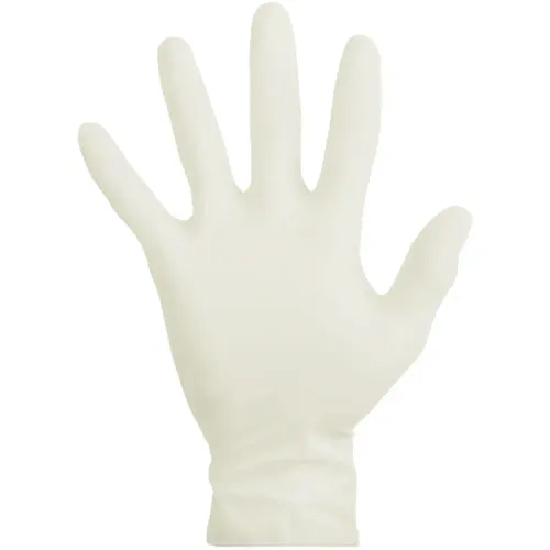 Klinion Hanske Latex Kort L Hvit 100 stk