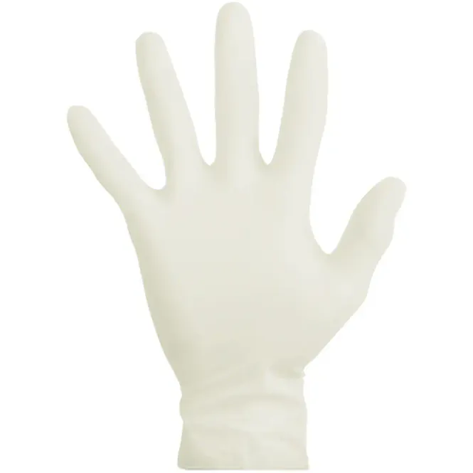Hovedbilde Klinion Hanske Latex Kort L Hvit 100 stk