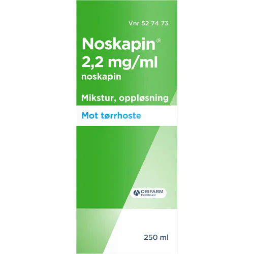 Noskapin 2,2 mg/ml Hostemikstur 250 ml