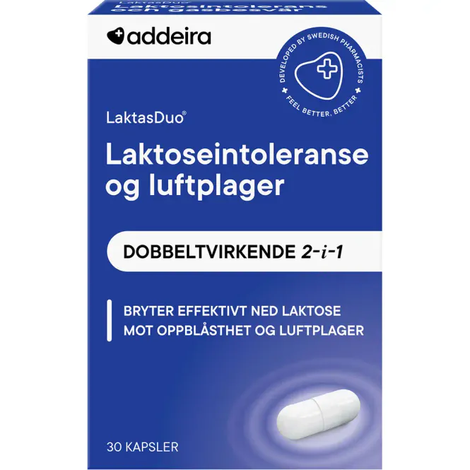 Hovedbilde LaktasDuo 2-i-1 Kapsler 30 stk