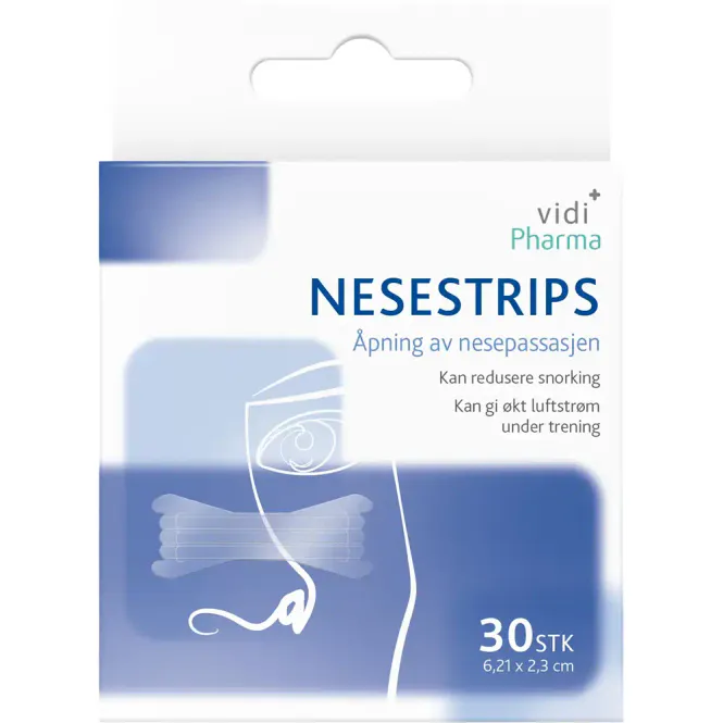 Hovedbilde Vidi Pharma Nesestrips 30 stk