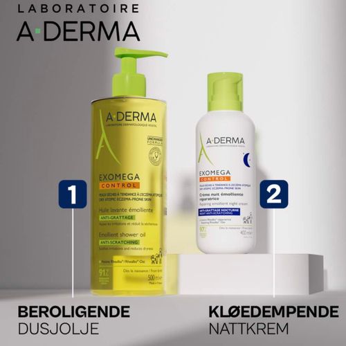 A-Derma Exomega Control Repairing Night Cream 400 ml