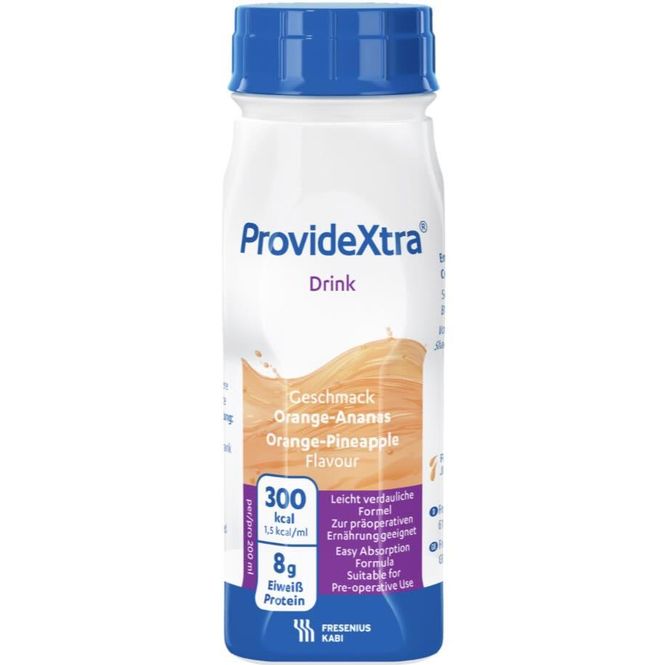 Hovedbilde ProvideXtra Drink Næringsdrikk Appelsin & Ananas 4x200 ml