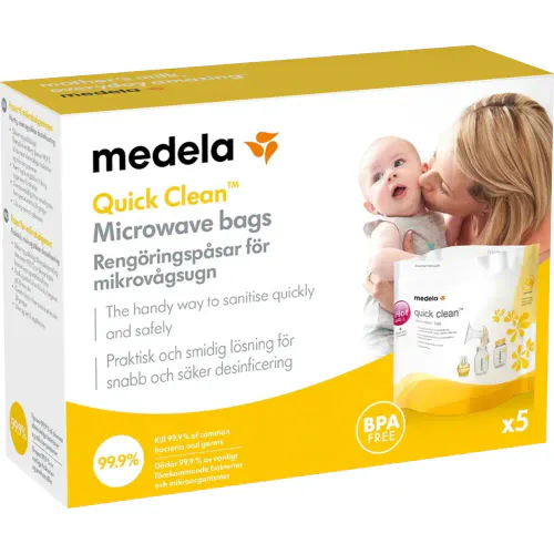 Medela Quick Clean Rengjøringsposer 5 stk