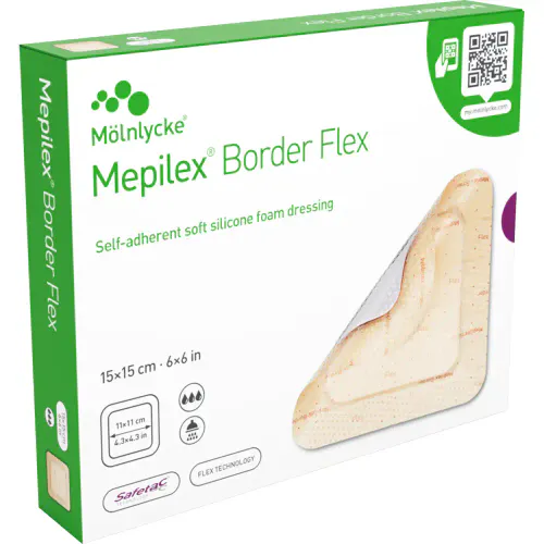 Mepilex Border Flex 15 x 15 cm 5 stk