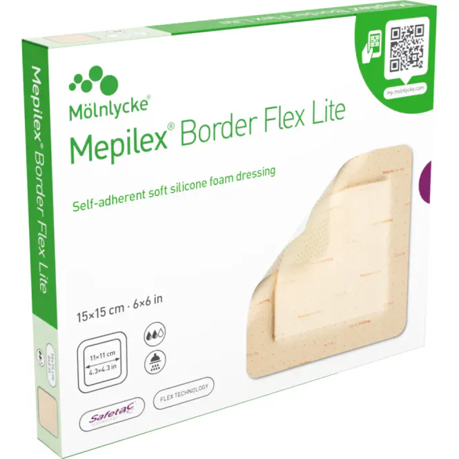 Hovedbilde Mepilex Border Flex Lite 15 x 15 cm 5 stk