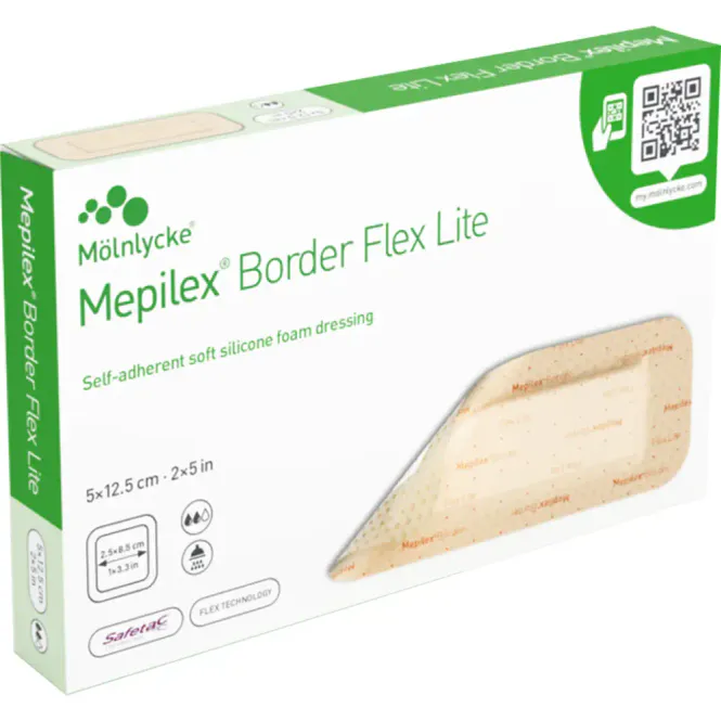 Hovedbilde Mepilex Border Flex Lite 5 x 12,5 cm 5 stk