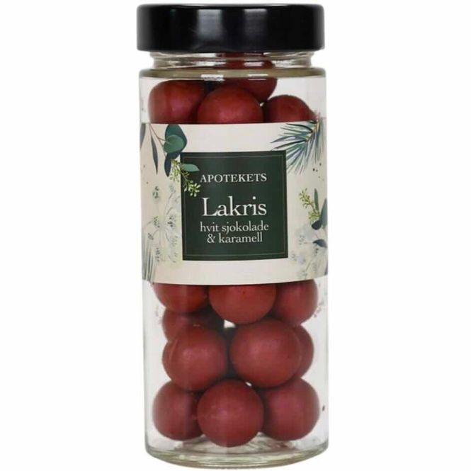 Hovedbilde Apotekets Lakriskuler Hvit Sjokolade & Karamell 170 g