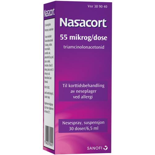 Nasacort 55 mcg/dose 30 doser