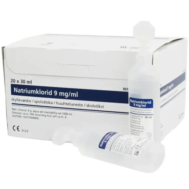Hovedbilde Natriumklorid 9 mg/ml Skyllevæske 20x30 ml