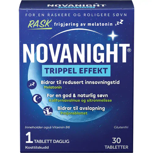 Novanight Trippel Effekt Tabletter 30 stk