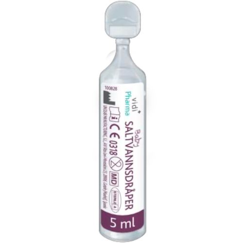 Vidi Pharma Baby Saltvannsdråper 20 x 5 ml