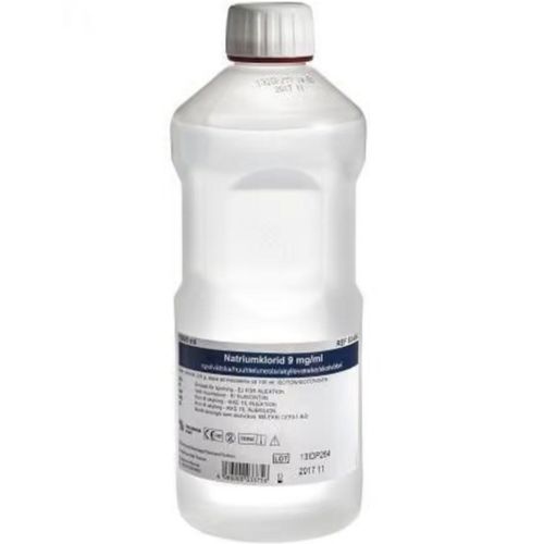 Natriumklorid 9mg/ml Helleflaske 1000 ml